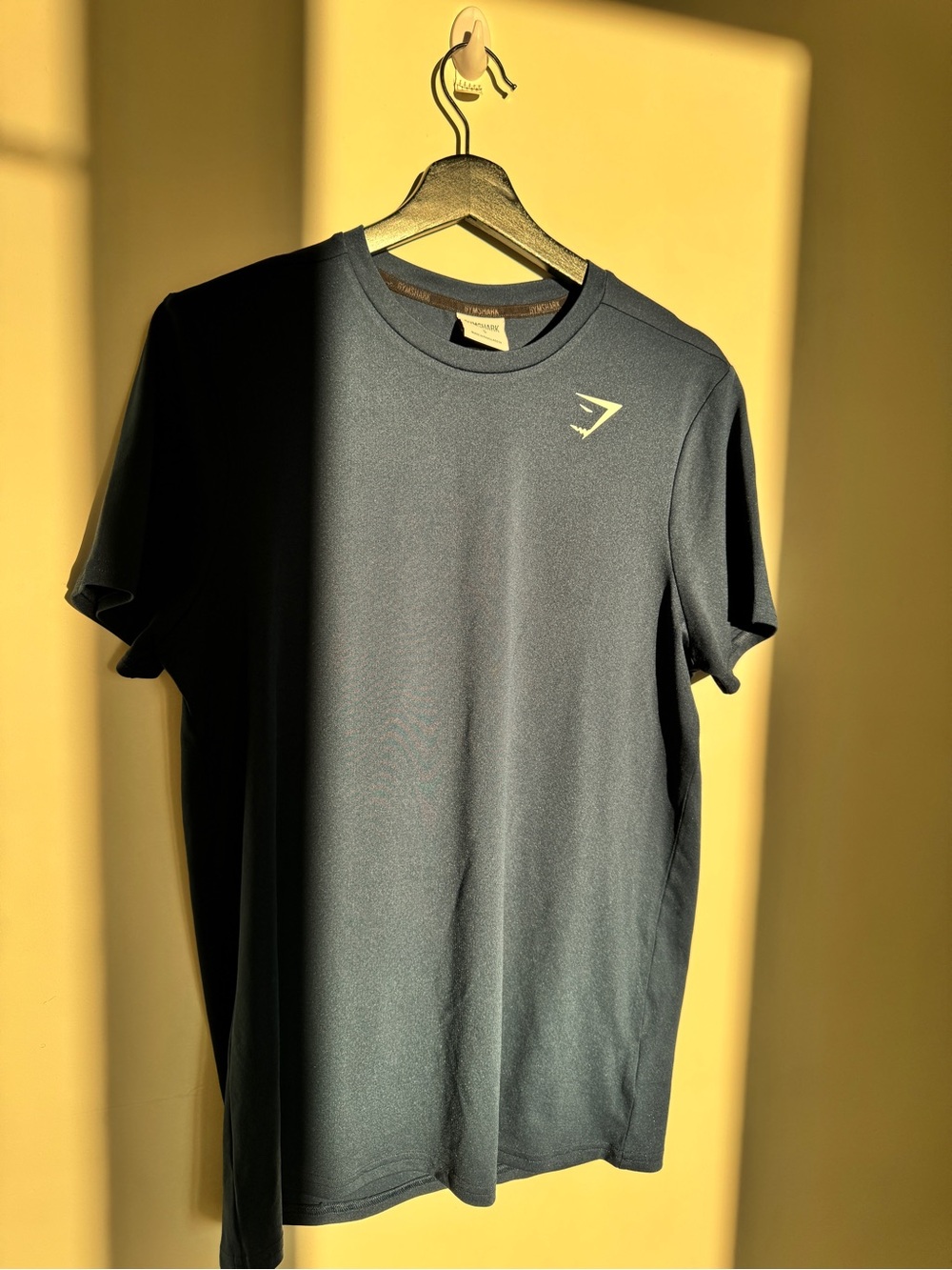 Gymshark Men’s Black Short Sleeve Training Tee with Logo
